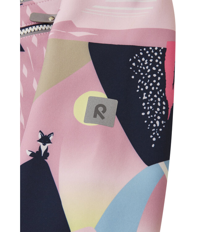 Reima Kinder Softshell Jacke Vantti Grey Pink