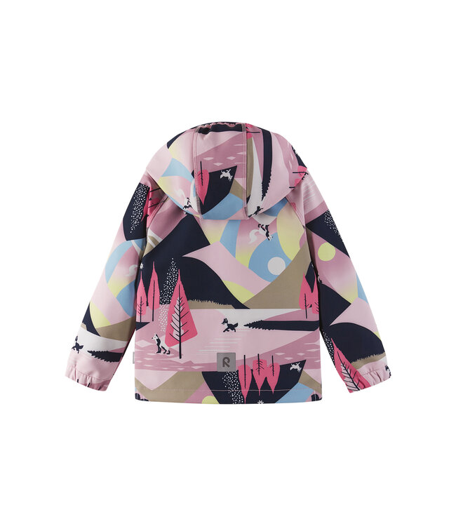 Reima Kinder Softshell Jacke Vantti Grey Pink