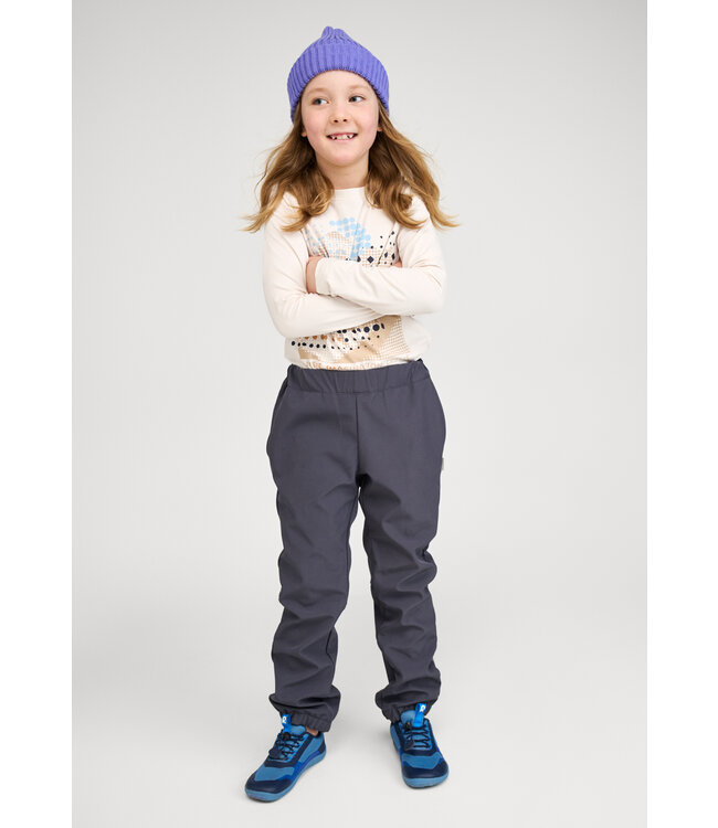 Reima Kinder Softshellhose Helppo Soft black