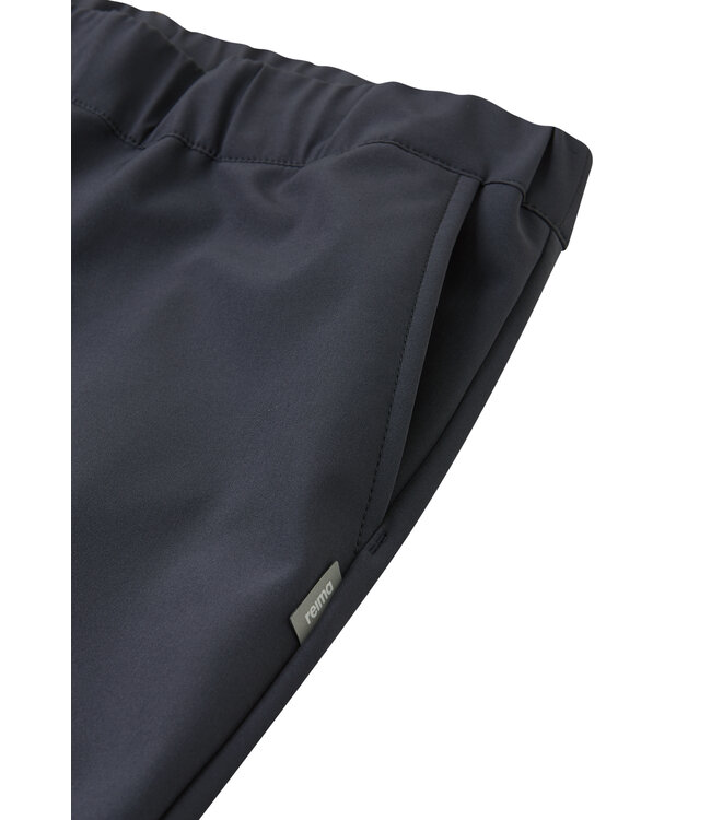 Reima Kinder Softshellhose Helppo Soft black