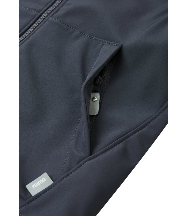 Reima tec Kinder Softshelljacke Koivula Soft black