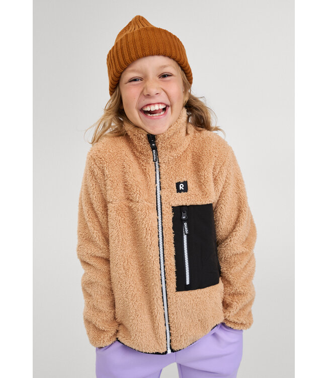 Reima Kinder Fleecejacke Turilas Peanut Brown