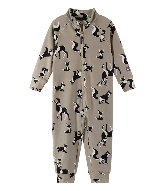 Reima Kleinkinder Fleeceoverall Tarhaan Earthy Beige