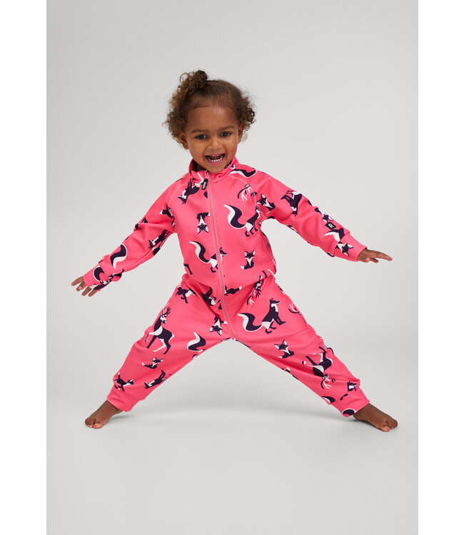 Reima Kleinkinder Fleeceoverall Tarhaan Soft Coral