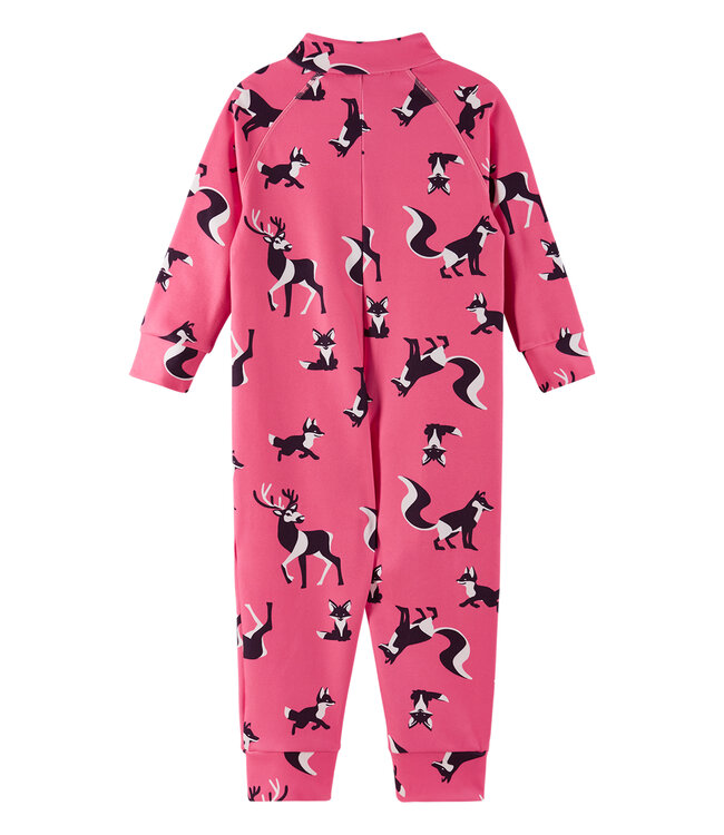 Reima Kleinkinder Fleeceoverall Tarhaan Soft Coral