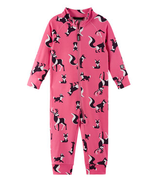 Reima Kleinkinder Fleeceoverall Tarhaan Soft Coral