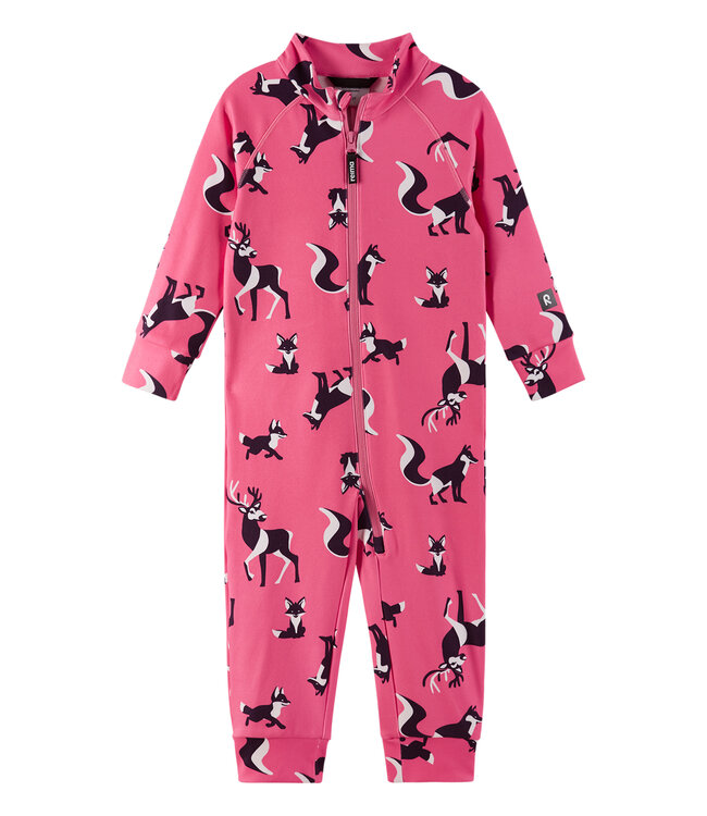 Reima Kleinkinder Fleeceoverall Tarhaan Soft Coral