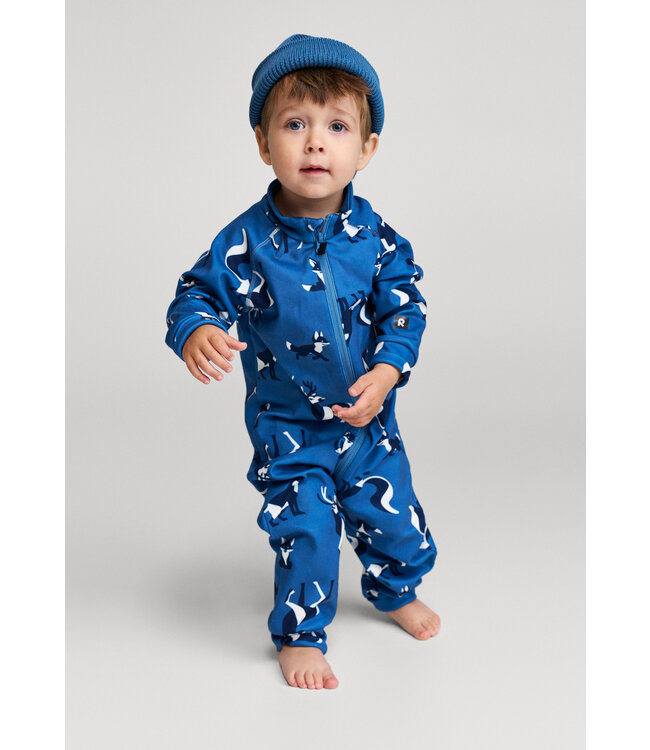 Reima Kleinkinder Fleeceoverall Tarhaan Blue Ocean