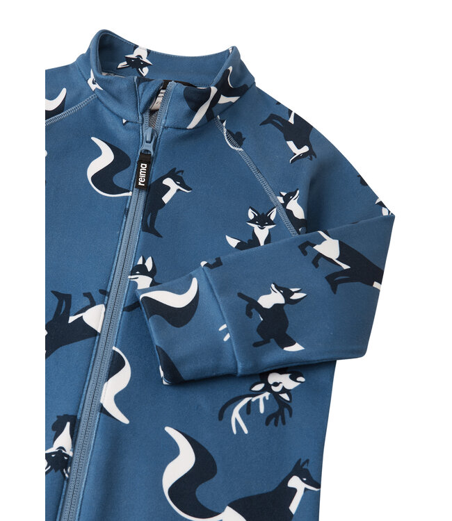 Reima Kleinkinder Fleeceoverall Tarhaan Blue Ocean