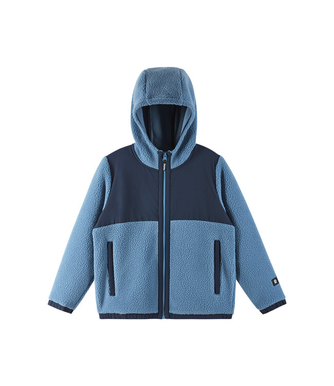 Reima Kinder Fleece Hoodie Turbo Blue Ocean