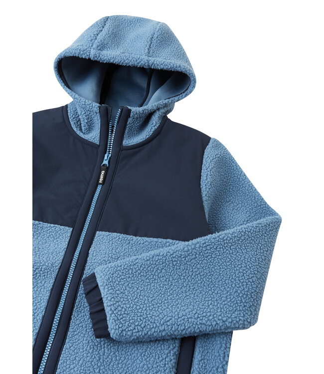 Reima Kinder Fleece Hoodie Turbo Blue Ocean