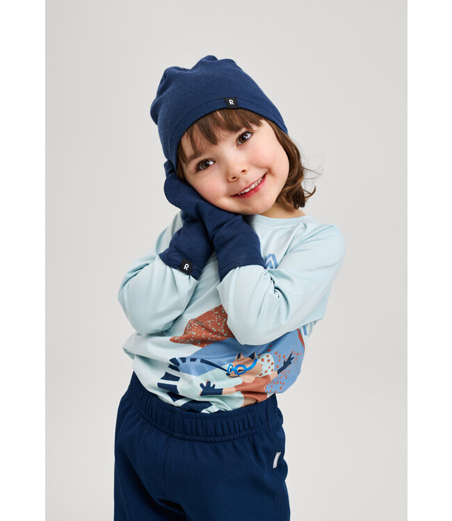 Reima Kinder Wollfäustlinge Eino Navy