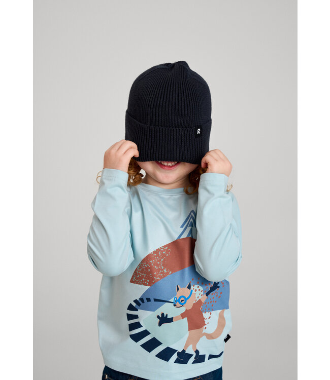 Reima Kinder Übergangsmütze Reissari Black