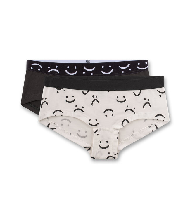 Sanetta Mädchen-Slips (Doppelpack) Smile