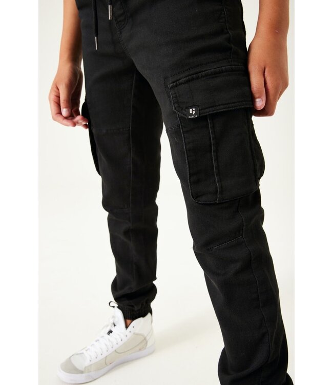 Garcia Jungen Cargohose schwarz