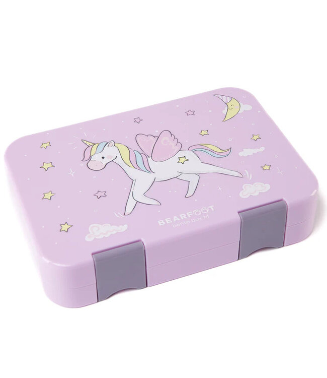 Bearfoot Brotdose Bento box Einhorn lila