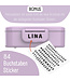 Bearfoot Brotdose Set Sticker lila