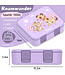 Bearfoot Brotdose Bento box COMPACT Hund & Katze lila