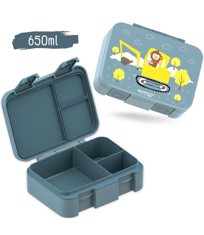 Bearfoot Brotdose Bento box COMPACT Bagger blau