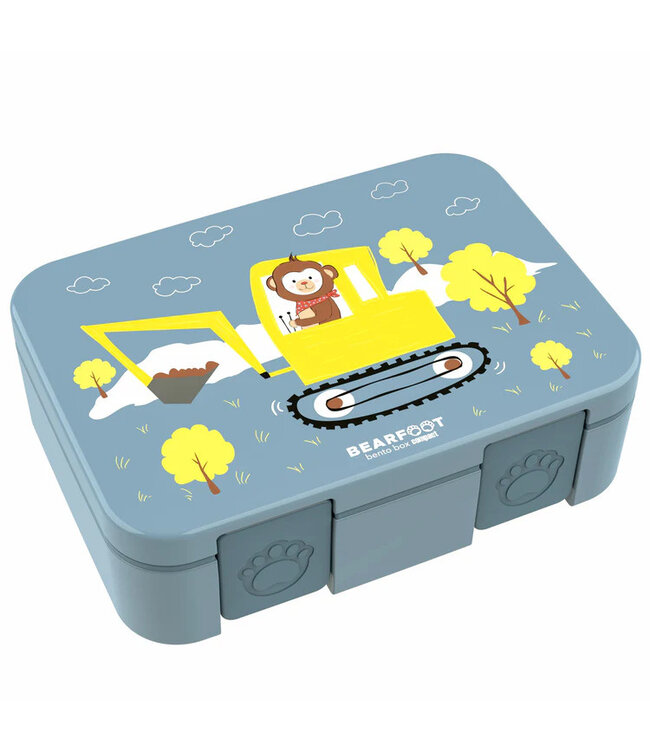 Bearfoot Brotdose Bento box COMPACT Bagger blau