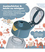 Bearfoot Trinkflasche Sticker blau