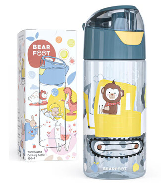 Bearfoot Trinkflasche Bagger & Affe