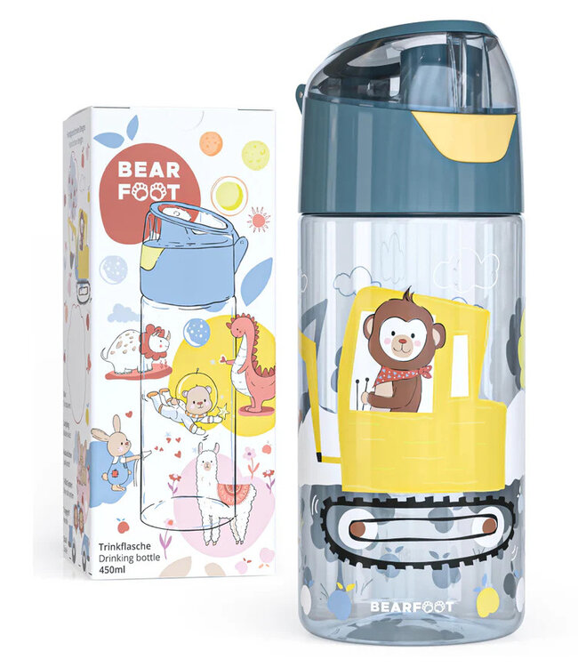 Bearfoot Trinkflasche Bagger & Affe