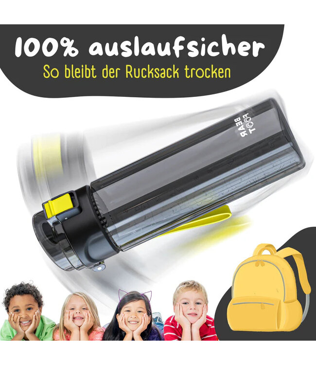 Bearfoot Trinkflasche Logo-schwarz 500 ml