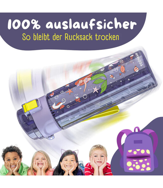 Bearfoot Trinkflasche Meerjungfrau-lilaz 500 ml