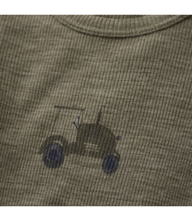 CeLaVi Woll Body Dusky Green