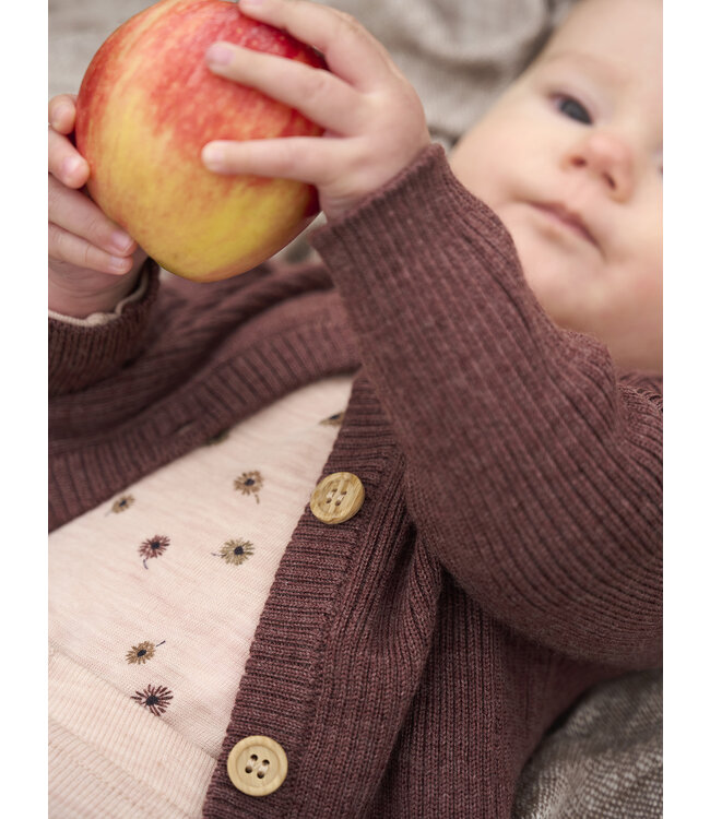 CeLaVi Woll Strickjacke Marron