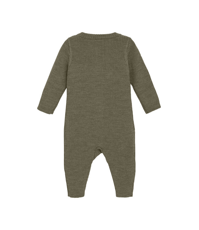 CeLaVi Woll Strickoverall Dusky Green