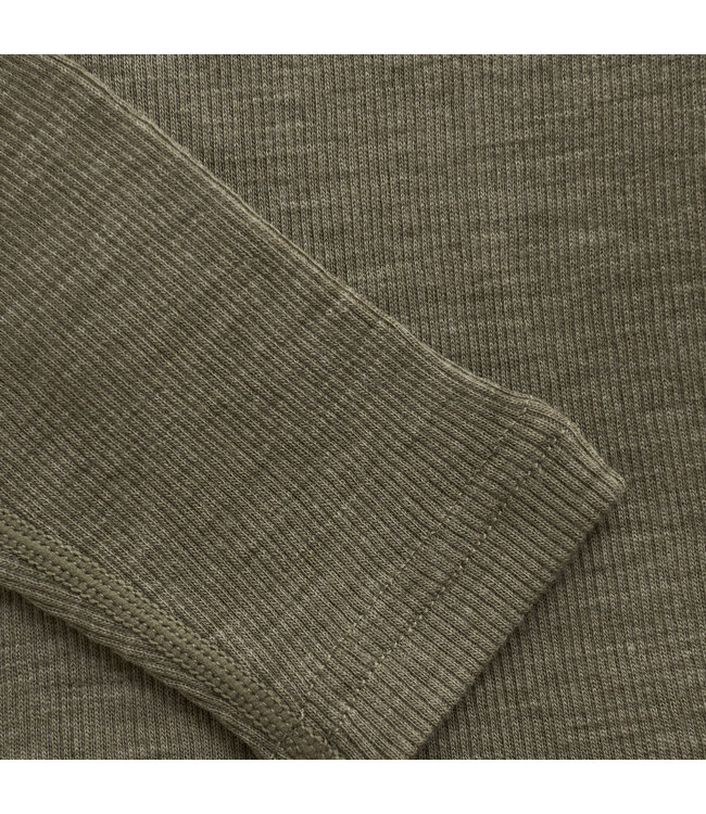 CeLaVi Woll Langarmshirt Dusky Green