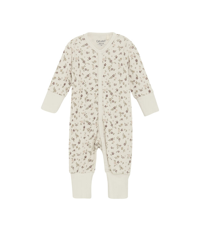 CeLaVi Woll/Bambus Jumpsuit Marron