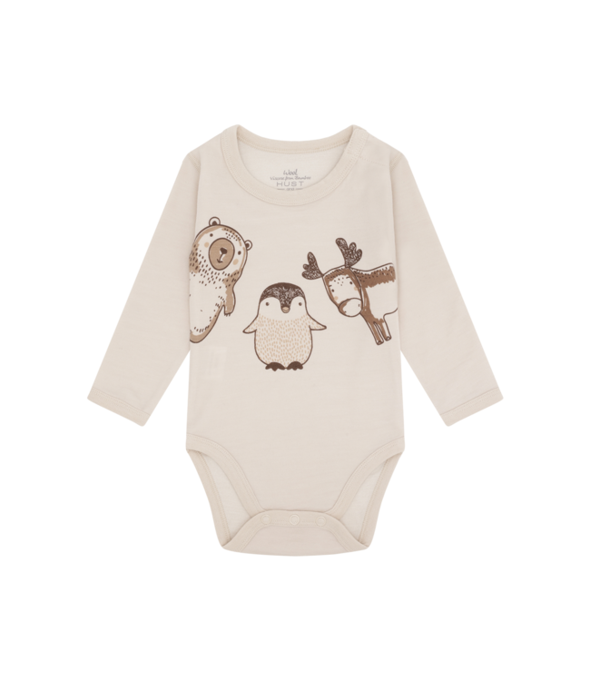 Hust & Claire Woll/Bambus Body Baloo