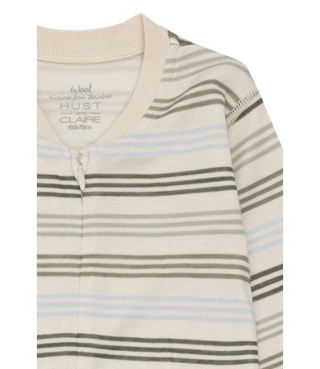 Hust & Claire Woll/Bambus Strampler Manu