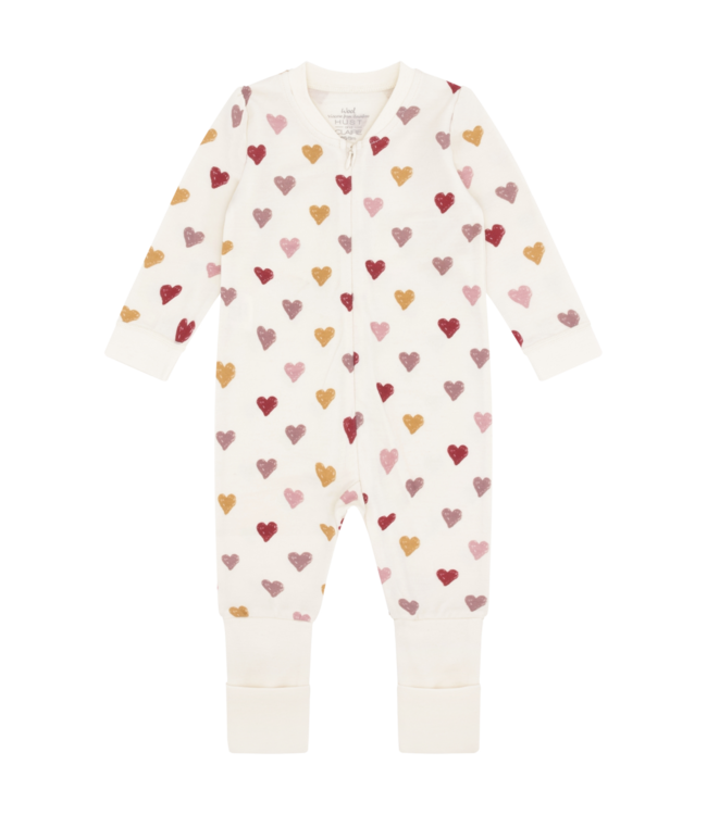 Hust & Claire Woll/Bambus Strampler Manu