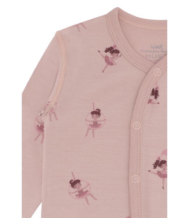 Hust & Claire Woll/Bambus Strampler Manu