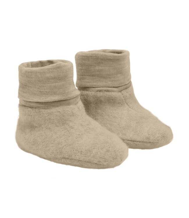 CeLaVi Baby Woll Füsslinge Savannah Tan