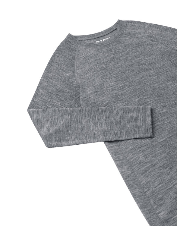 Reima Wolle Kinder Unterwäsche Set Kinsei Melange grey