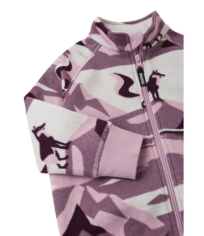 Reima Kleinkinder Fleecejacke Ornament Deep purple