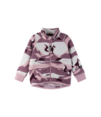 Reima Kleinkinder Fleecejacke Ornament Deep purple