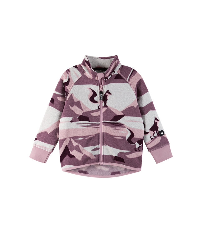 Reima Kleinkinder Fleecejacke Ornament Deep purple