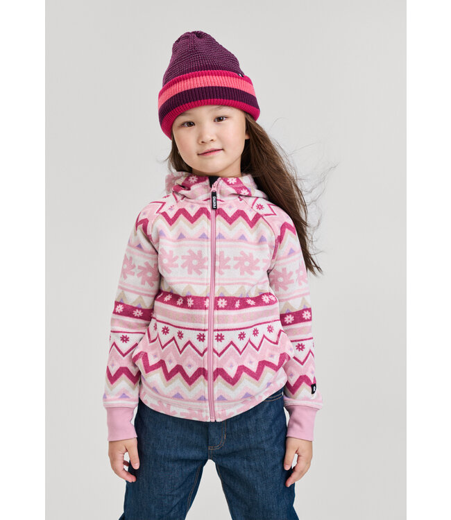 Reima Kinder Fleecejacke Northern Grey Pink