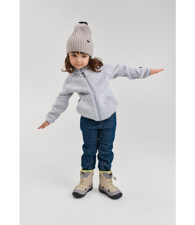 Reima Kinder Fleecejacke Hopper Melange grey