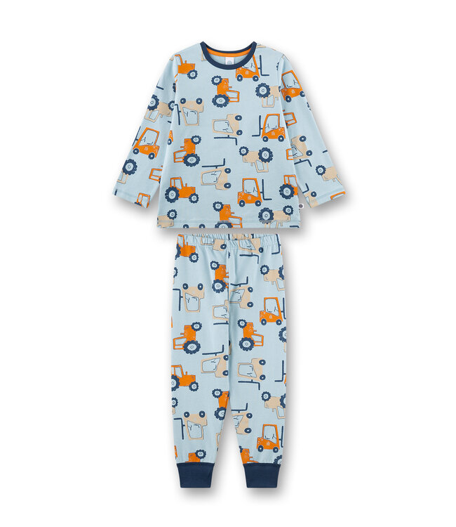 Sanetta Jungen Schlafanzug Traktor Allover