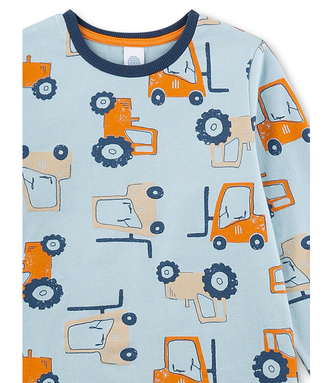 Sanetta Jungen Schlafanzug Traktor Allover