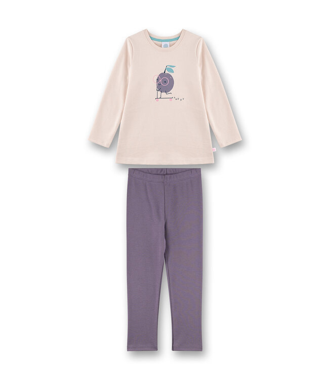 Sanetta Mädchen Schlafanzug Pflaume