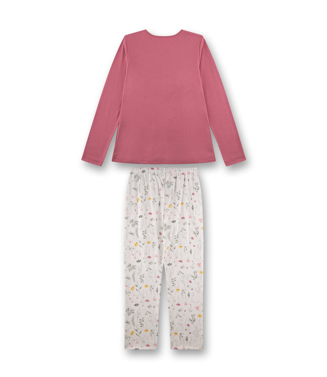Sanetta Mädchen Schlafanzug Blumen