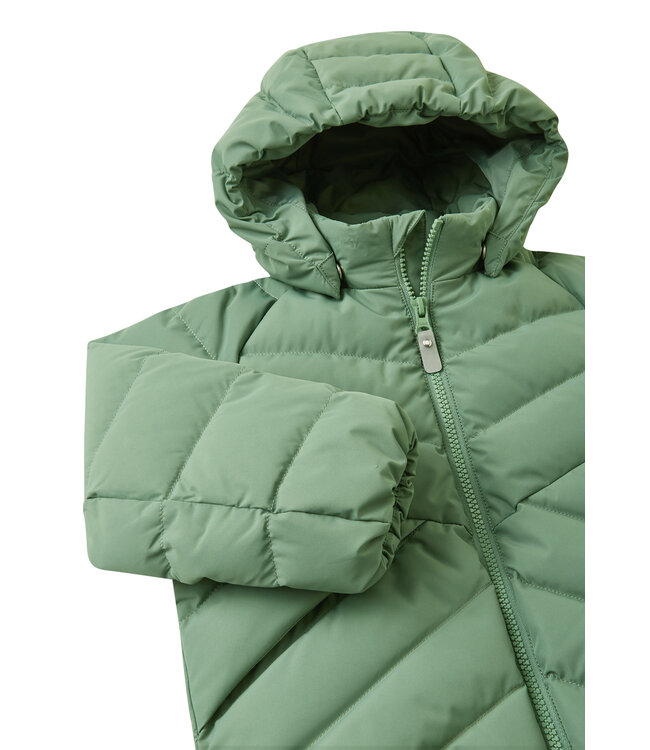 Reima Kleinkinder Daunenjacke Kupponen Green Clay